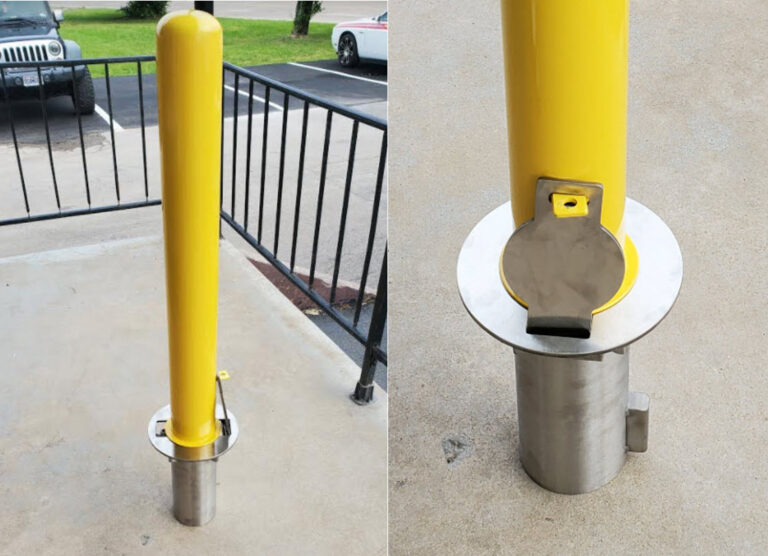 4″ Inch Removable Steel Pipe Bollard