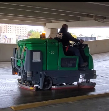 Rinsing Off Dirt and Debris