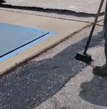 Trim Out Concrete Before Asphalt Sealing